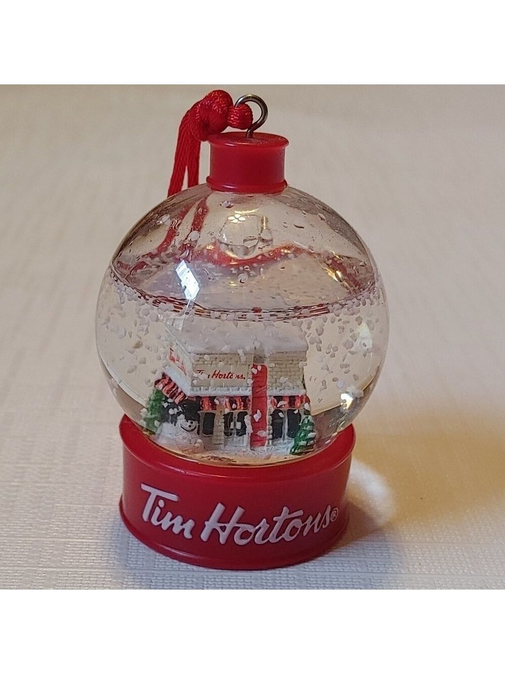 2015 Tim Hortons Snow Globe Ornament Store